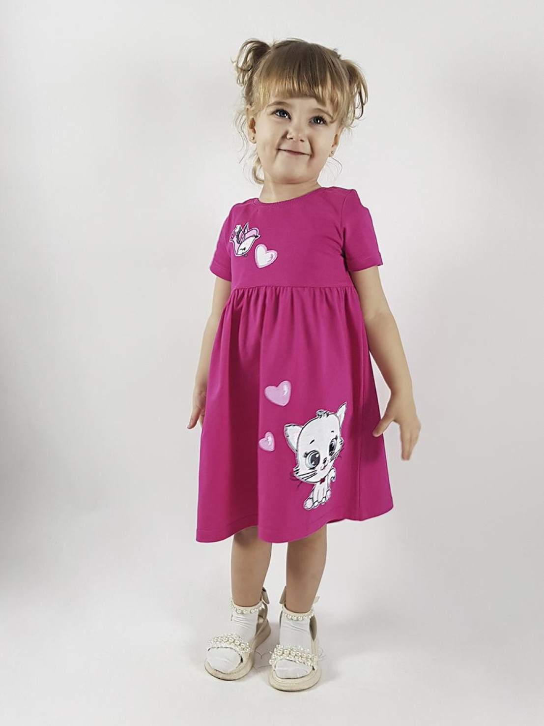 модная детская одежда 11-204 платье для девочки