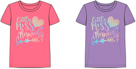 модная детская одежда 51147 футболка для девочки