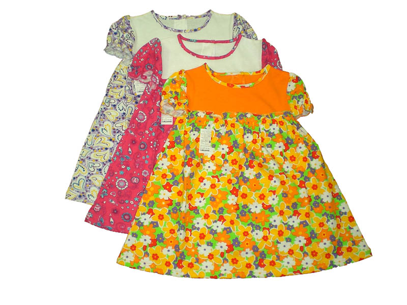 модная детская одежда 010-1 платье