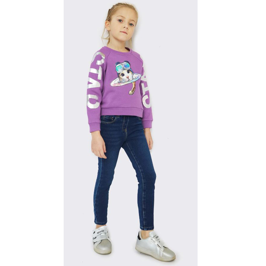 модная детская одежда 18670 свитшот для девочки