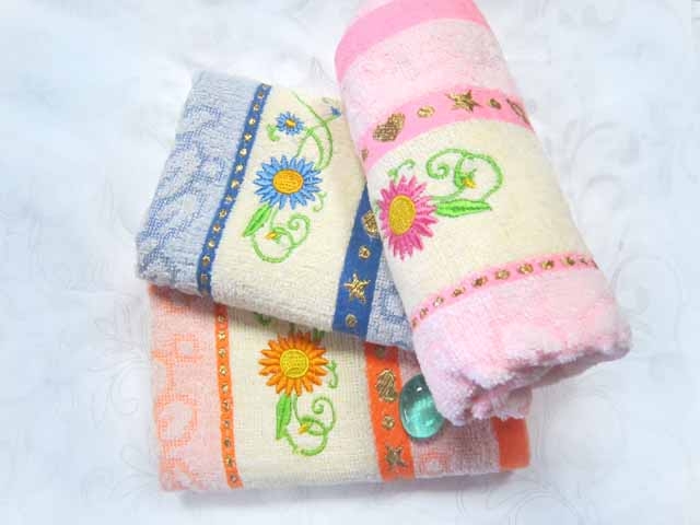 качественный 1360 полотенце махровое пестротканное 45*95