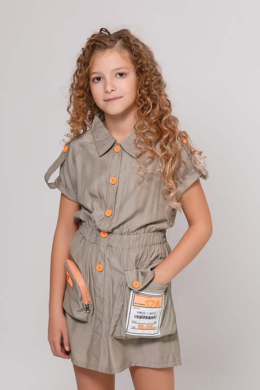 модная детская одежда 21057 комбинезон для девочки