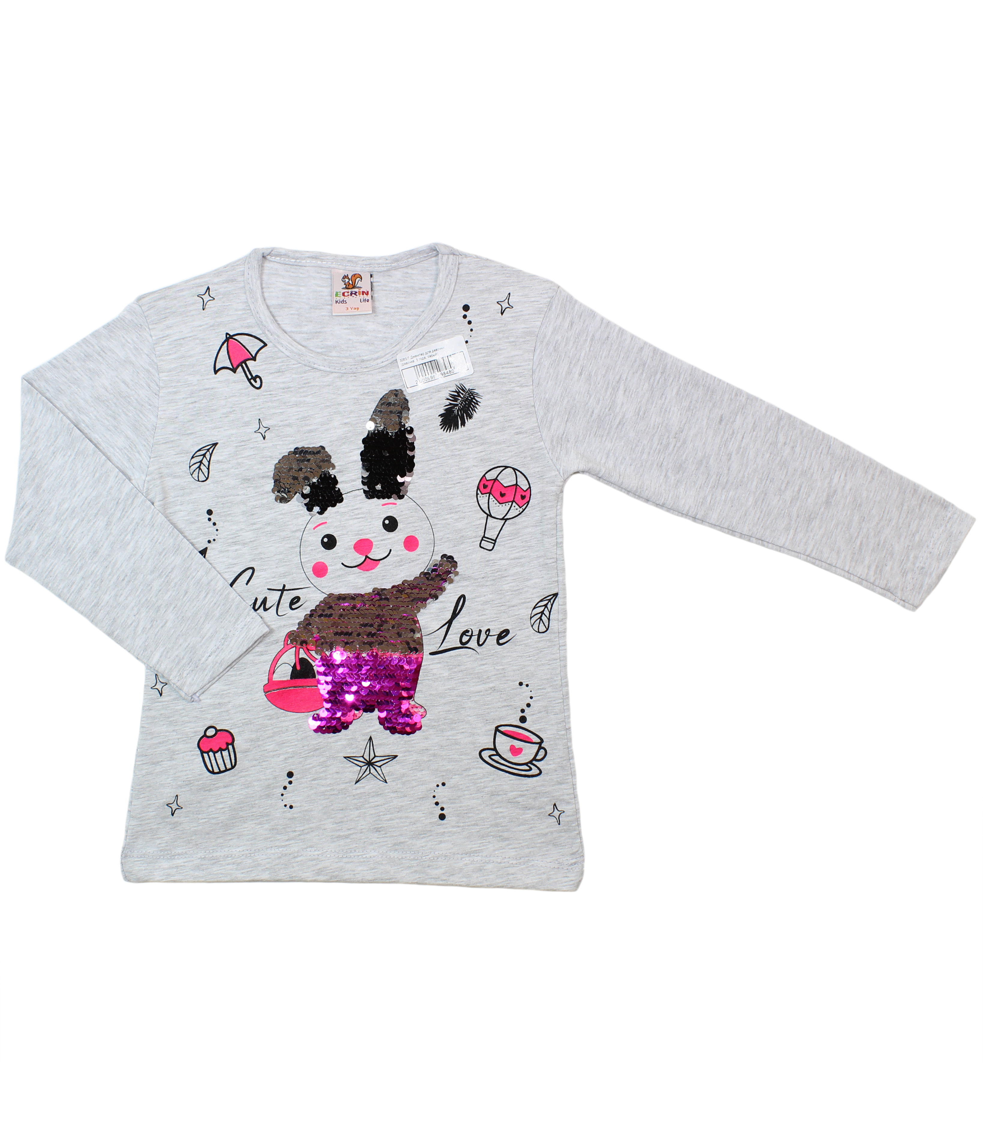 модная детская одежда 3063/7 джемпер для девочки