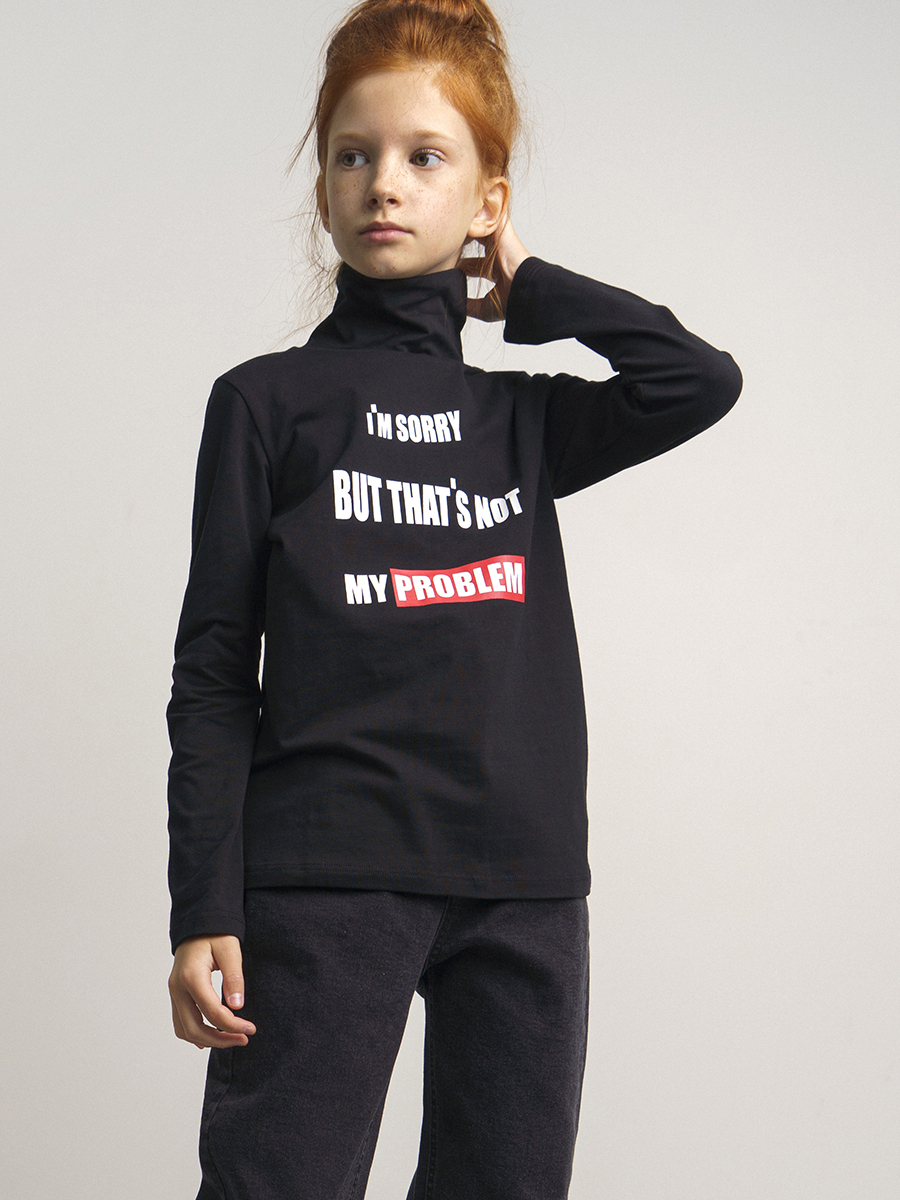 модная детская одежда 32121235 водолазка для девочки