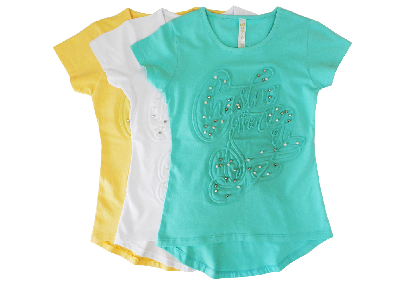модная детская одежда 3079 футболка для девочки