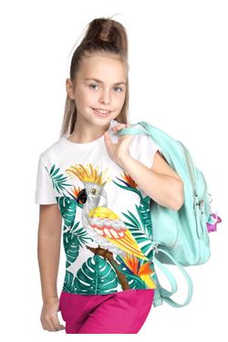 модная детская одежда 51221 футболка для девочки