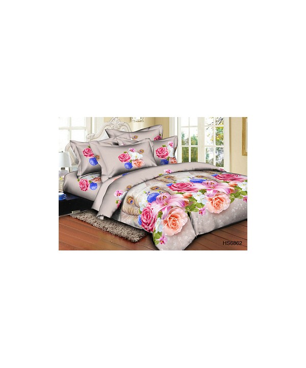 качественный кпб сатин 2 сп. камея