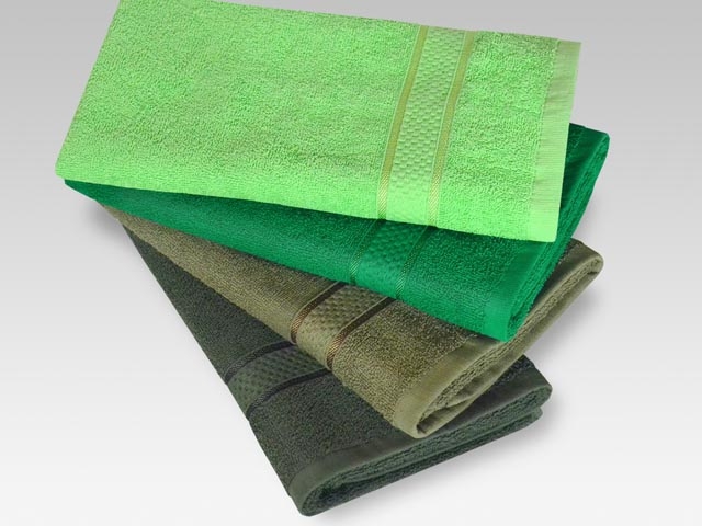 качественный 1235 полотенце гладкокрашеное с бордюром 50*90