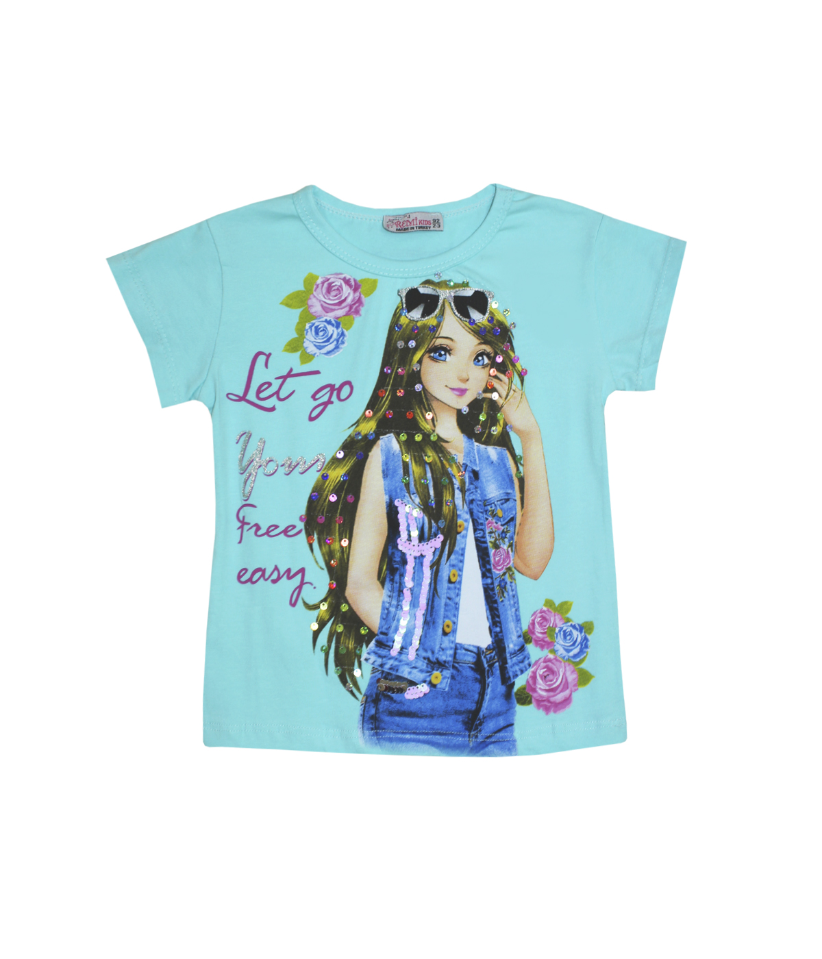 модная детская одежда 1080 футболка детская