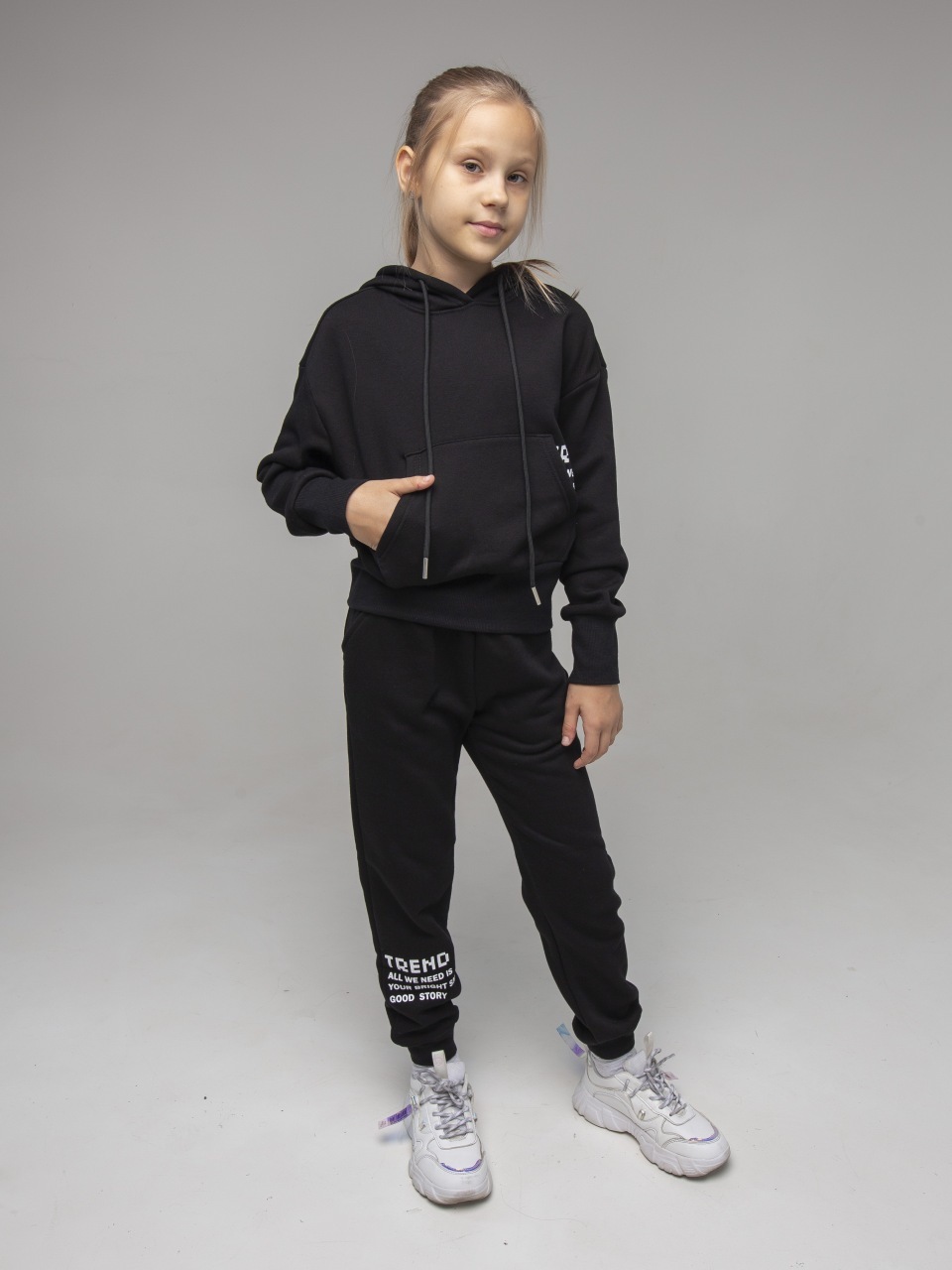 модная детская одежда 19049 свитшот для девочки