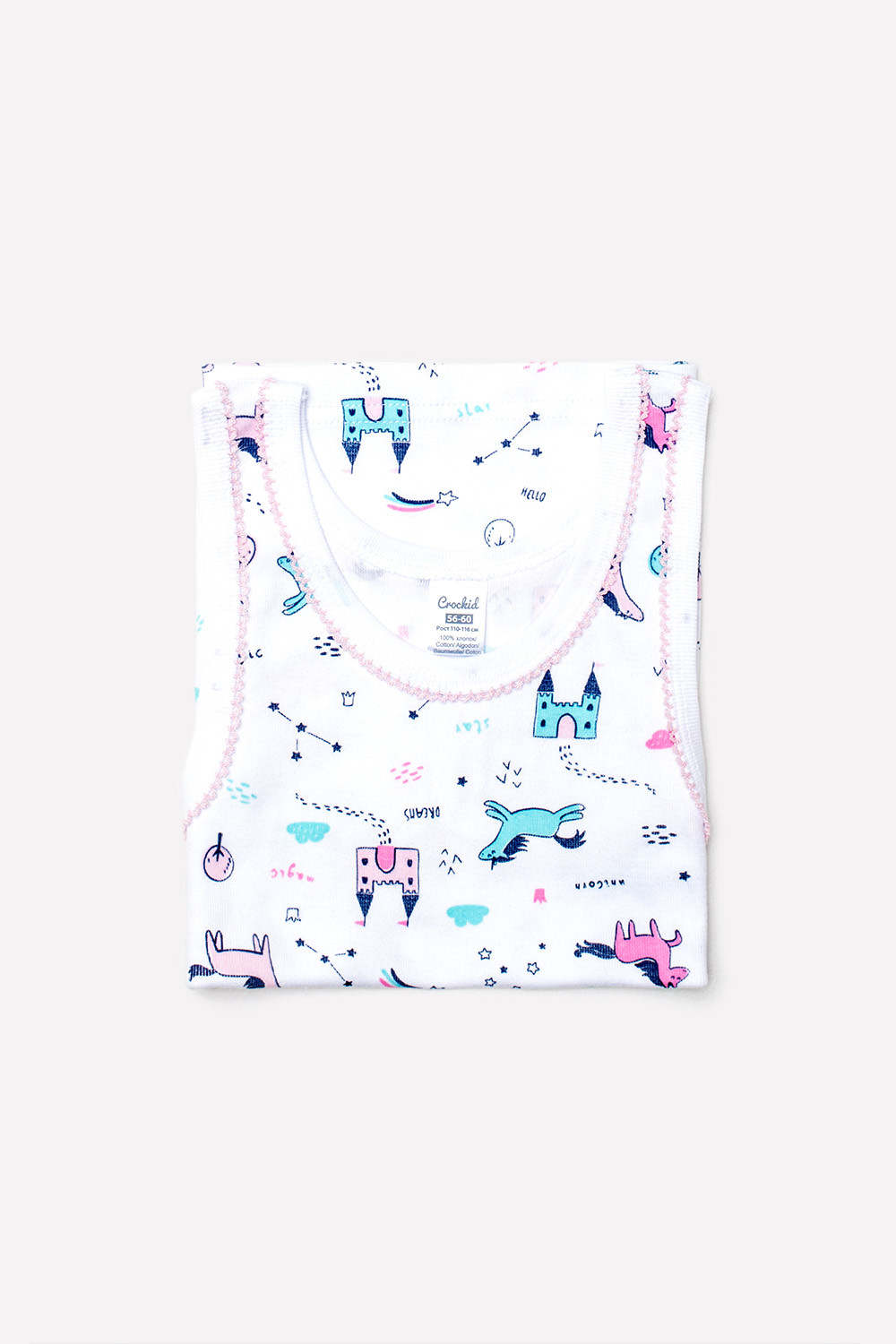 модная детская одежда 1066/к майка для девочки