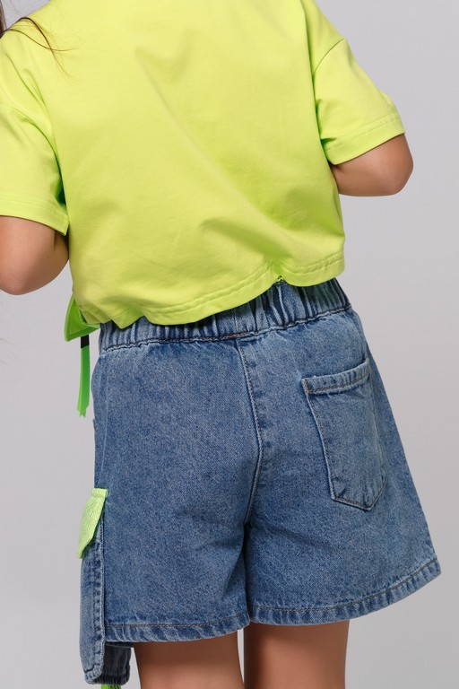 модная детская одежда 18916 шорты для девочки 