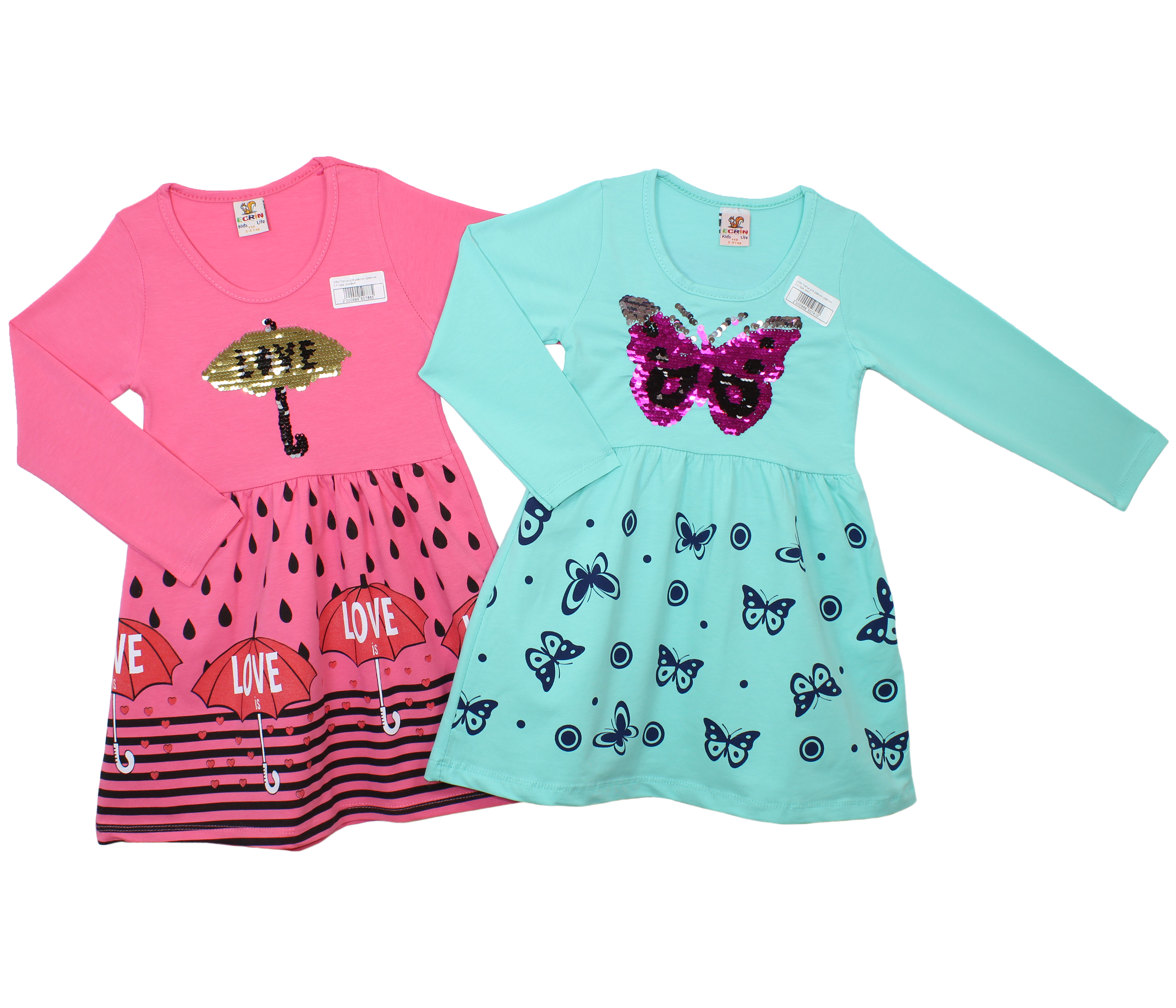 модная детская одежда 2054 платье для девочки