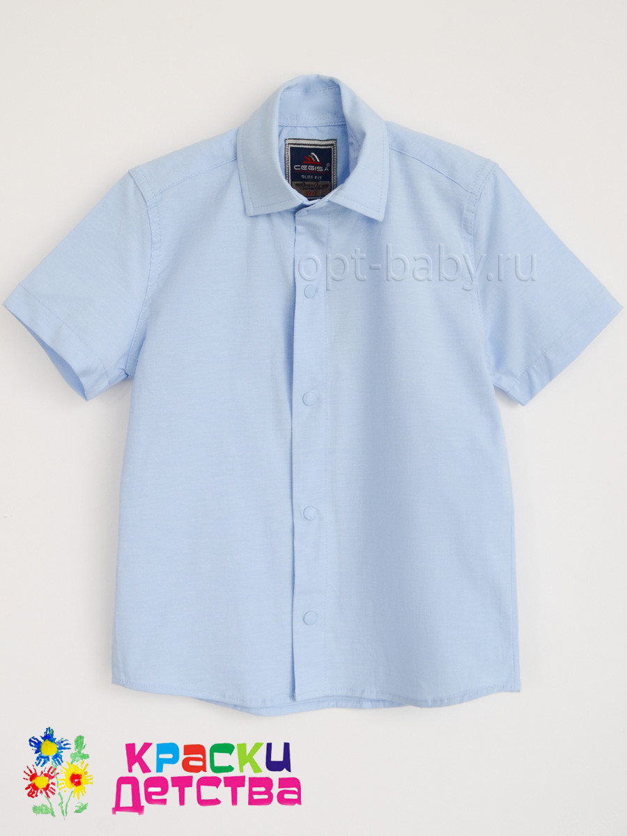 модная детская одежда 2584 рубашка для мальчика к/р. турция