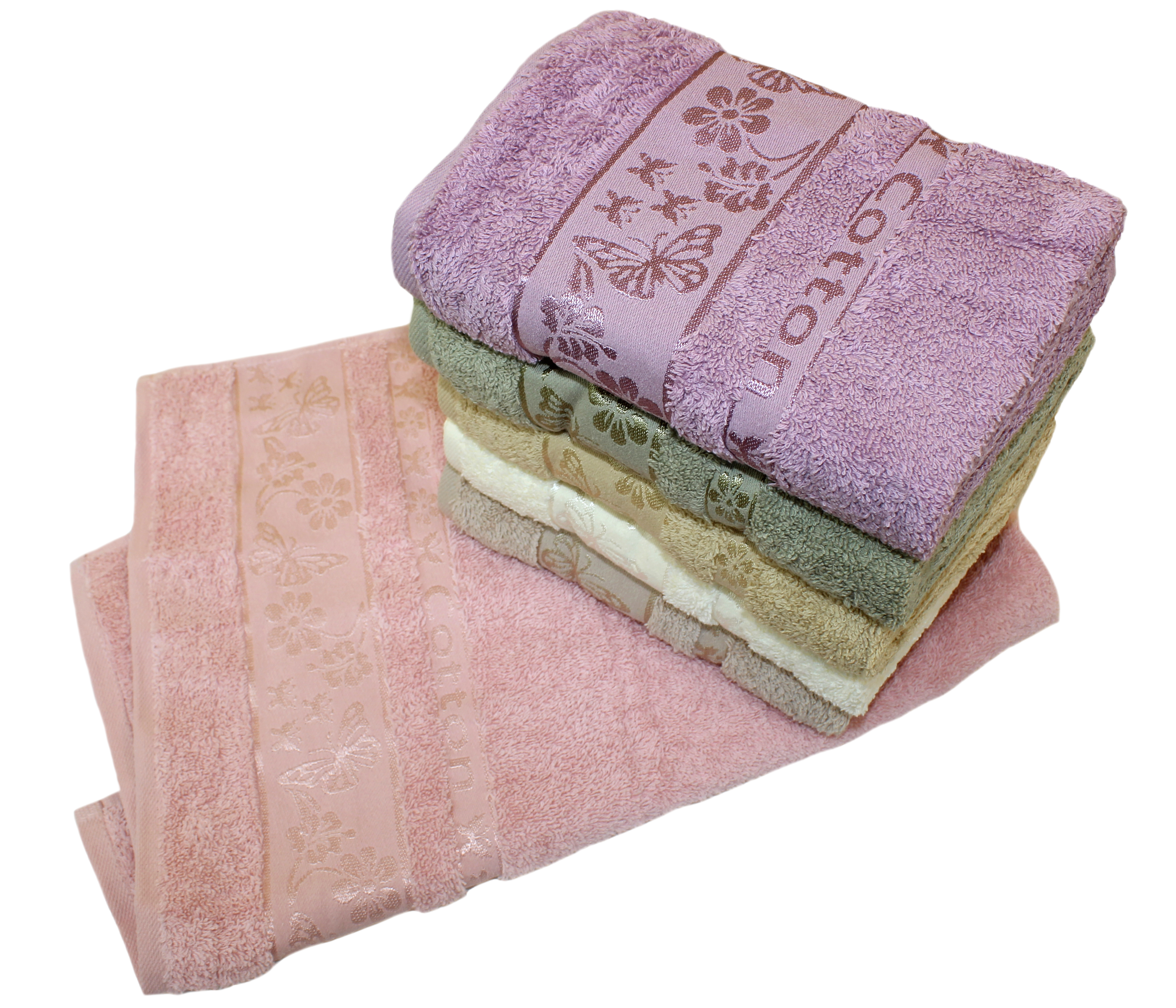 качественный 2158/1 полотенце махровое с бордюром 50*90