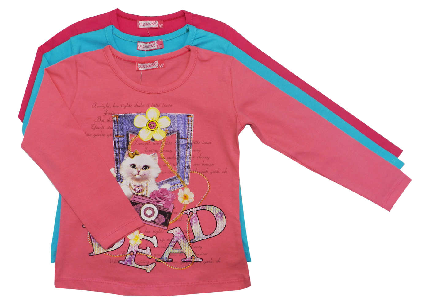 модная детская одежда 2634 джемпер для девочки