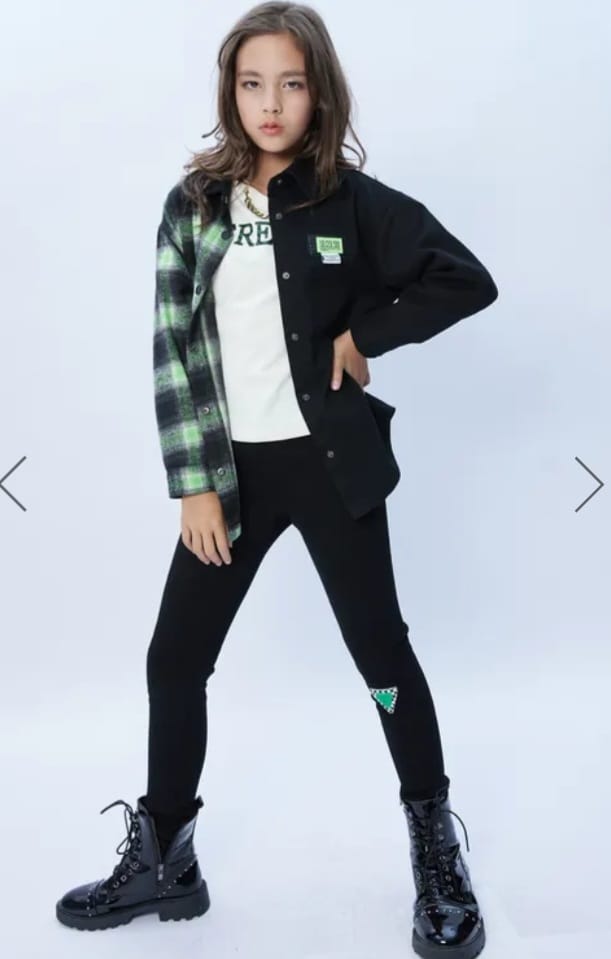 модная детская одежда 21563 брюки для девочки