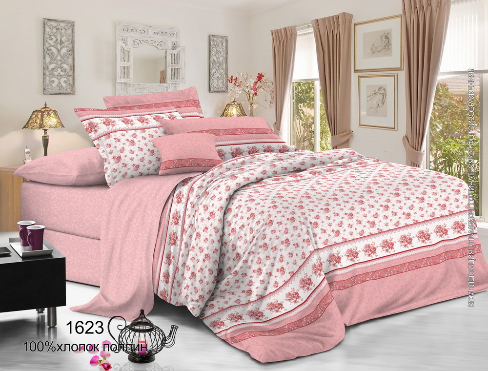 качественный кпб поплин евро пастила