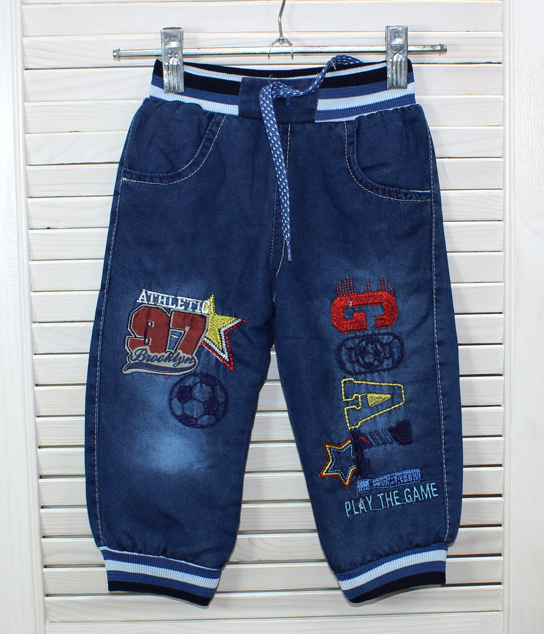 46259 Джинсы для мальчика утепленные