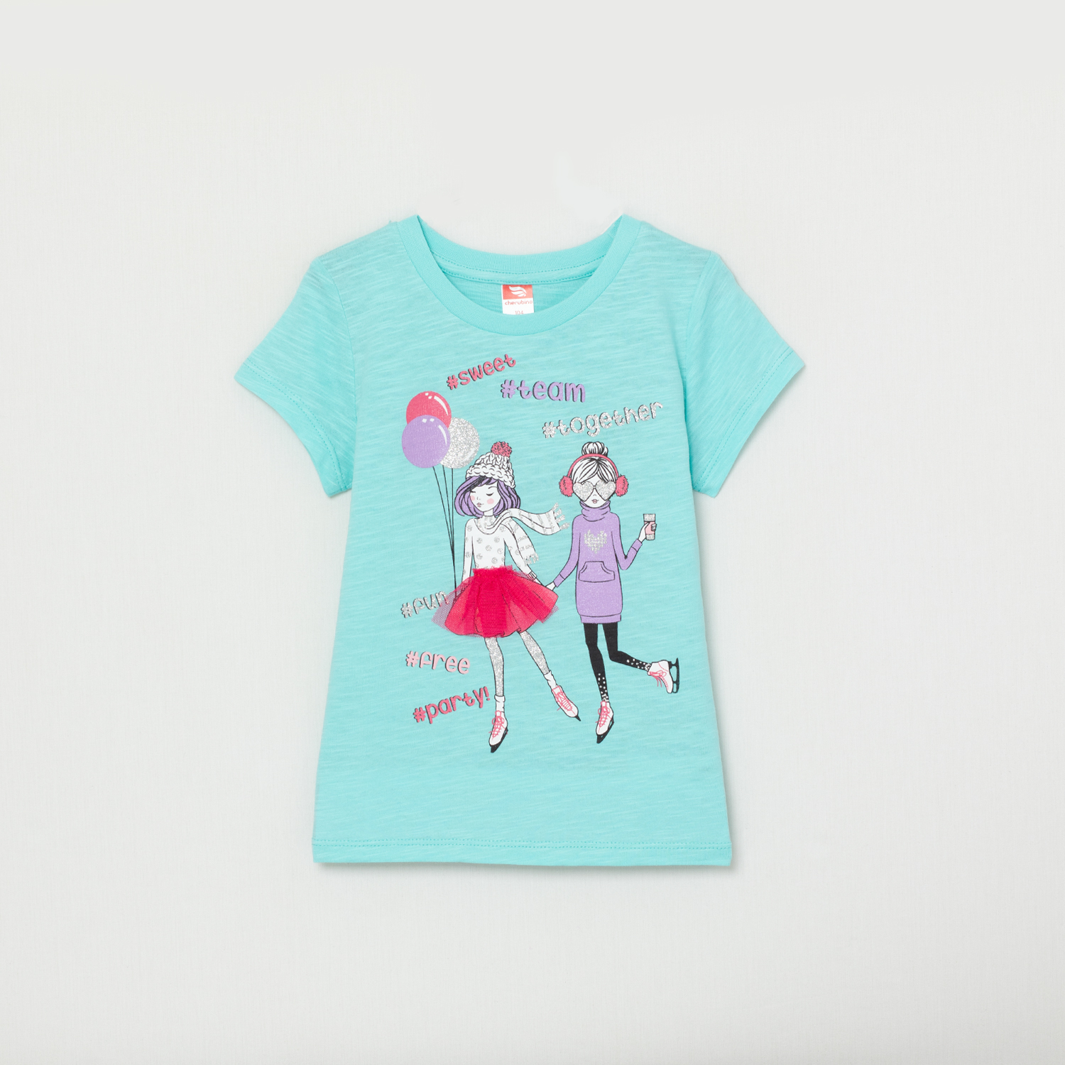 модная детская одежда 62822 футболка для девочки