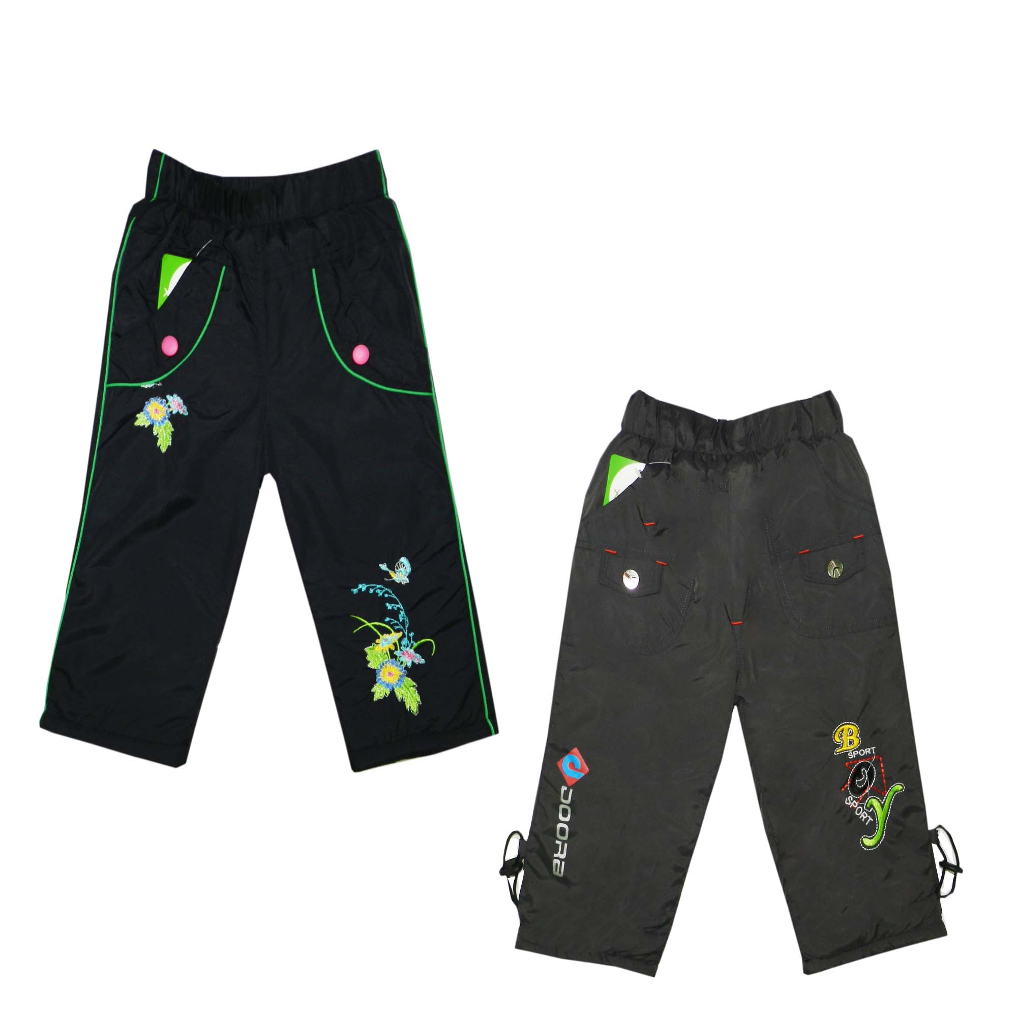 модная детская одежда штаны детские на флисе