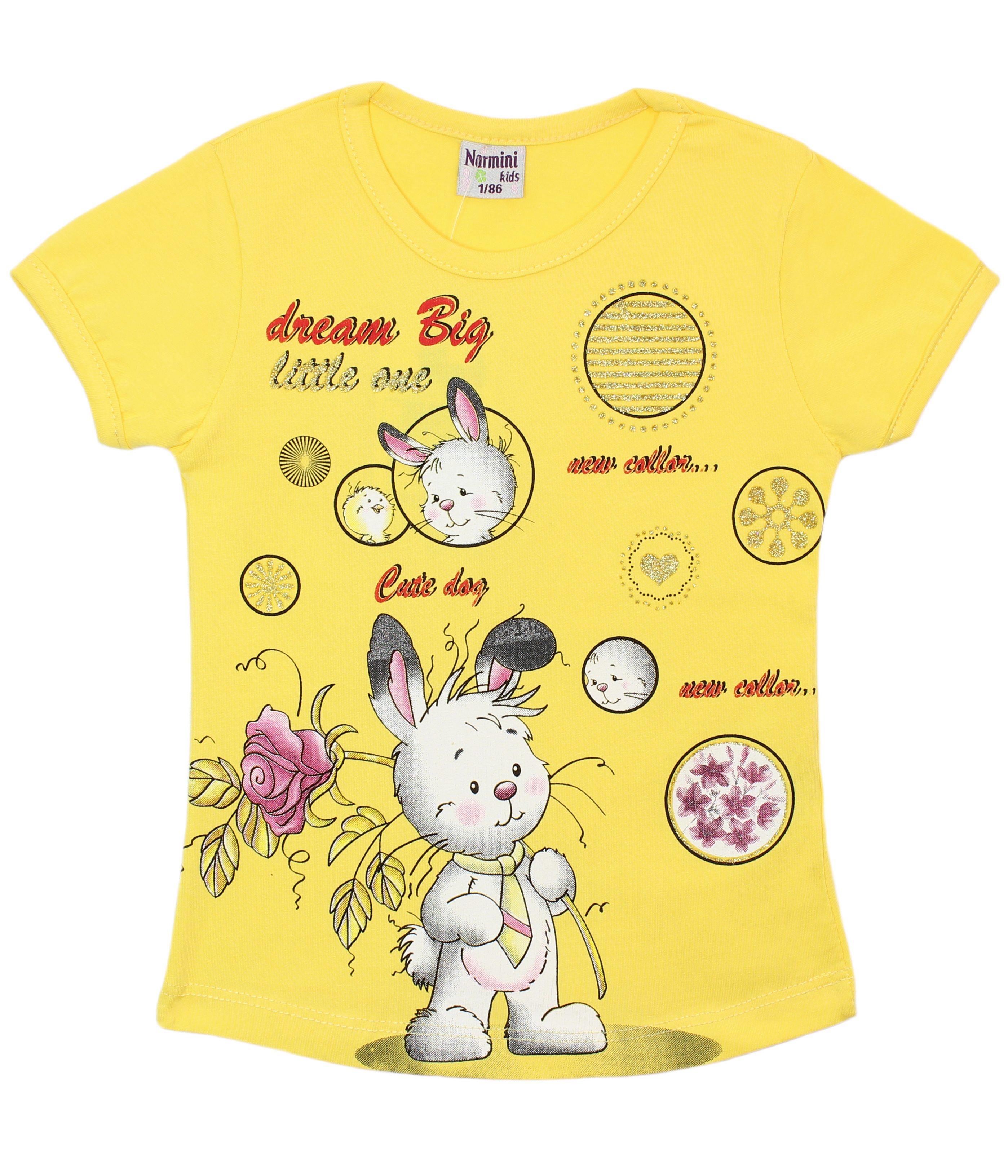 модная детская одежда 5504 футболка для девочки