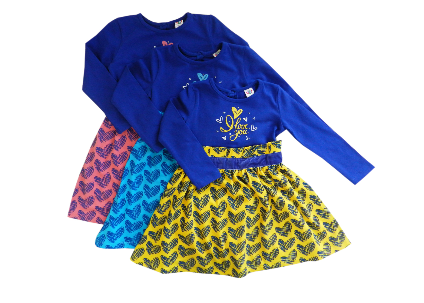 модная детская одежда 814 платье для девочки