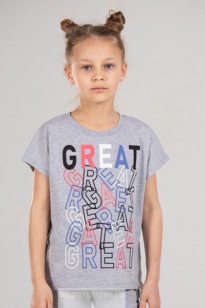 модная детская одежда 63160-11 футболка для девочки