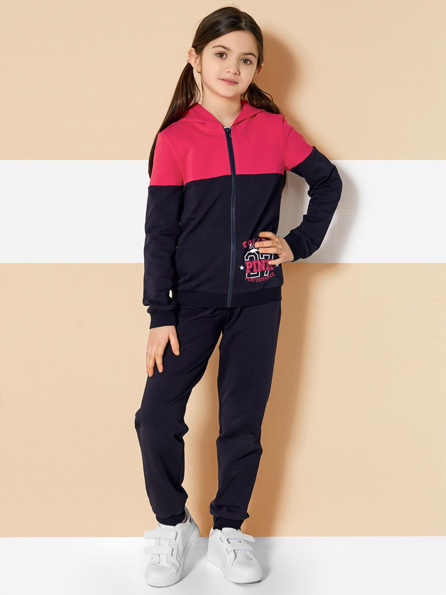 модная детская одежда 2075005582 костюм спортивный для девочки
