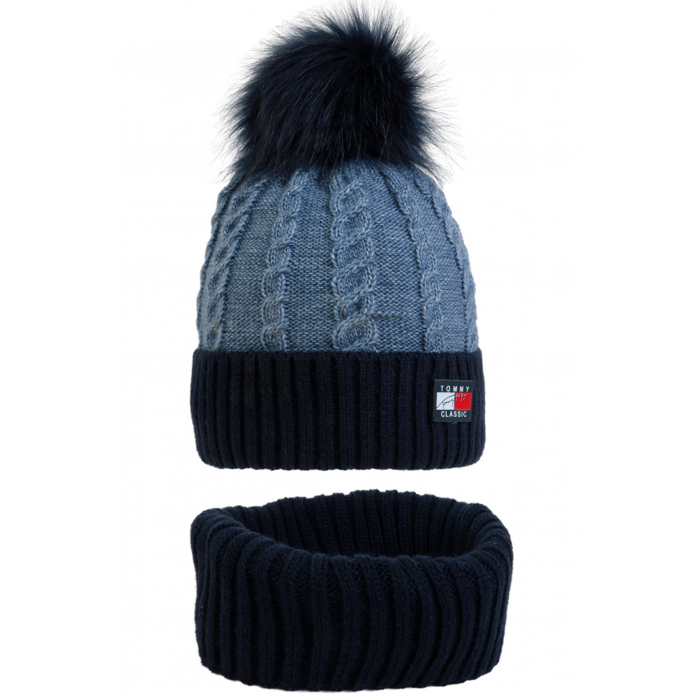 20016 YAM Шапка+снуд детская