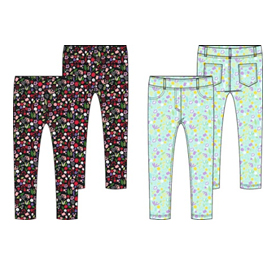 модная детская одежда 10161 брюки для девочки