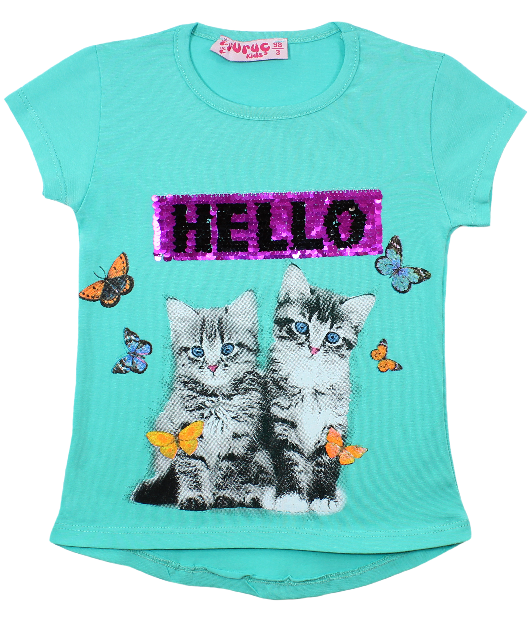 модная детская одежда 1877 футболка детская