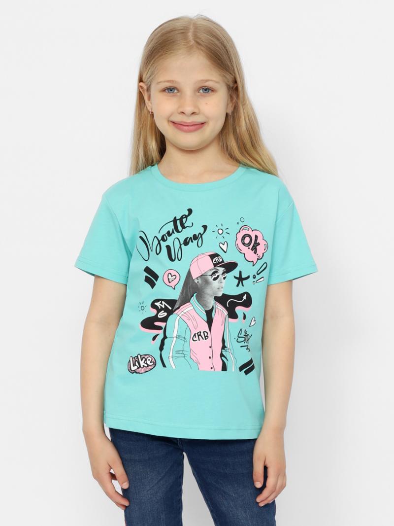 модная детская одежда 63583 футболка для девочки