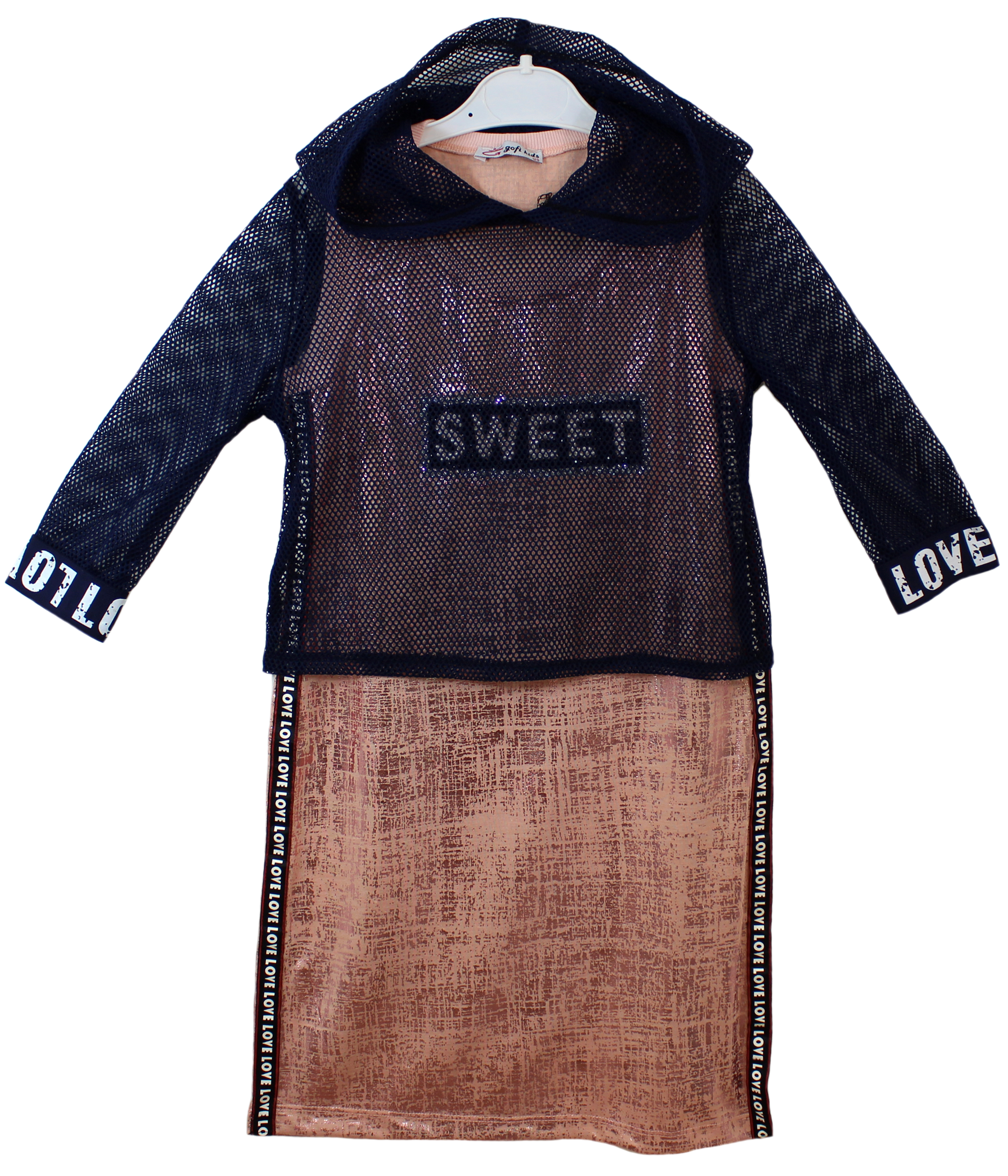 модная детская одежда 6413 костюм для девочки