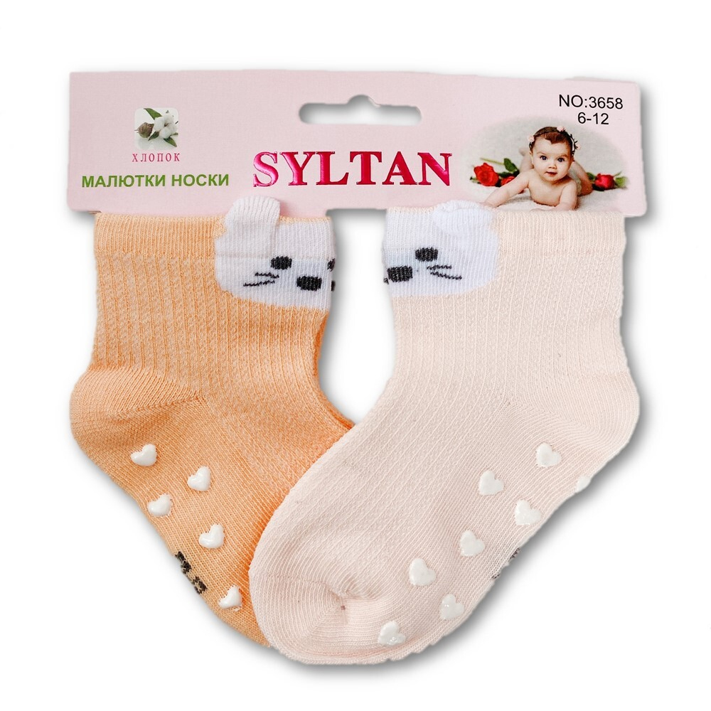3658 Набор (2шт) носки детские