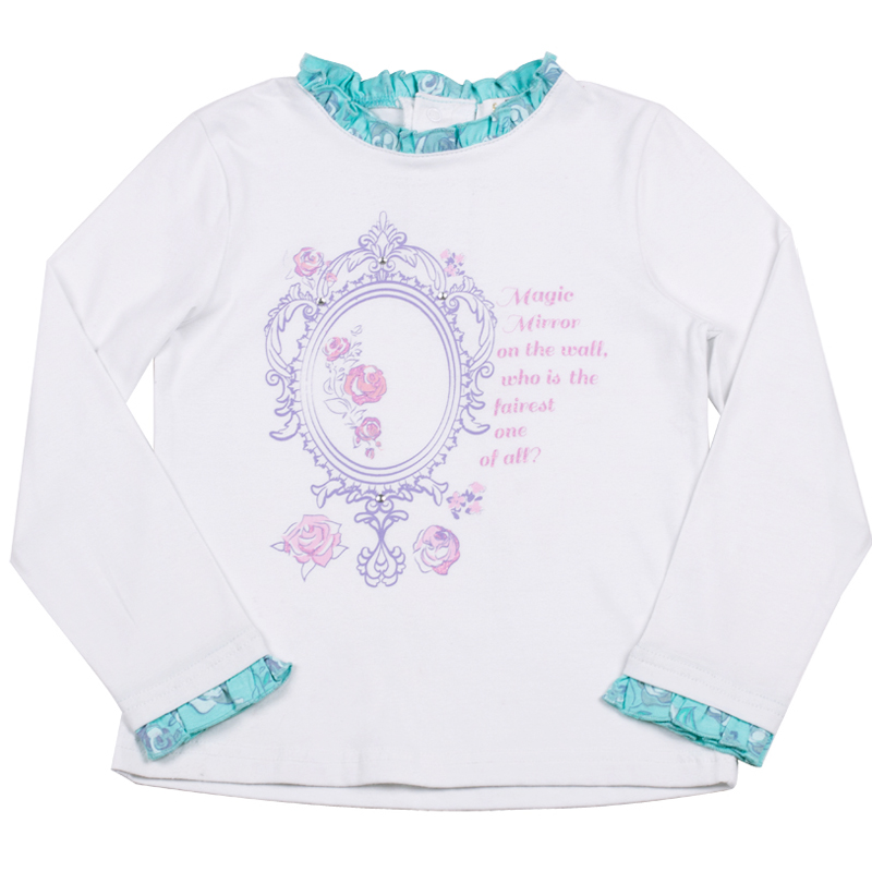 модная детская одежда 03576 футболка для девочки
