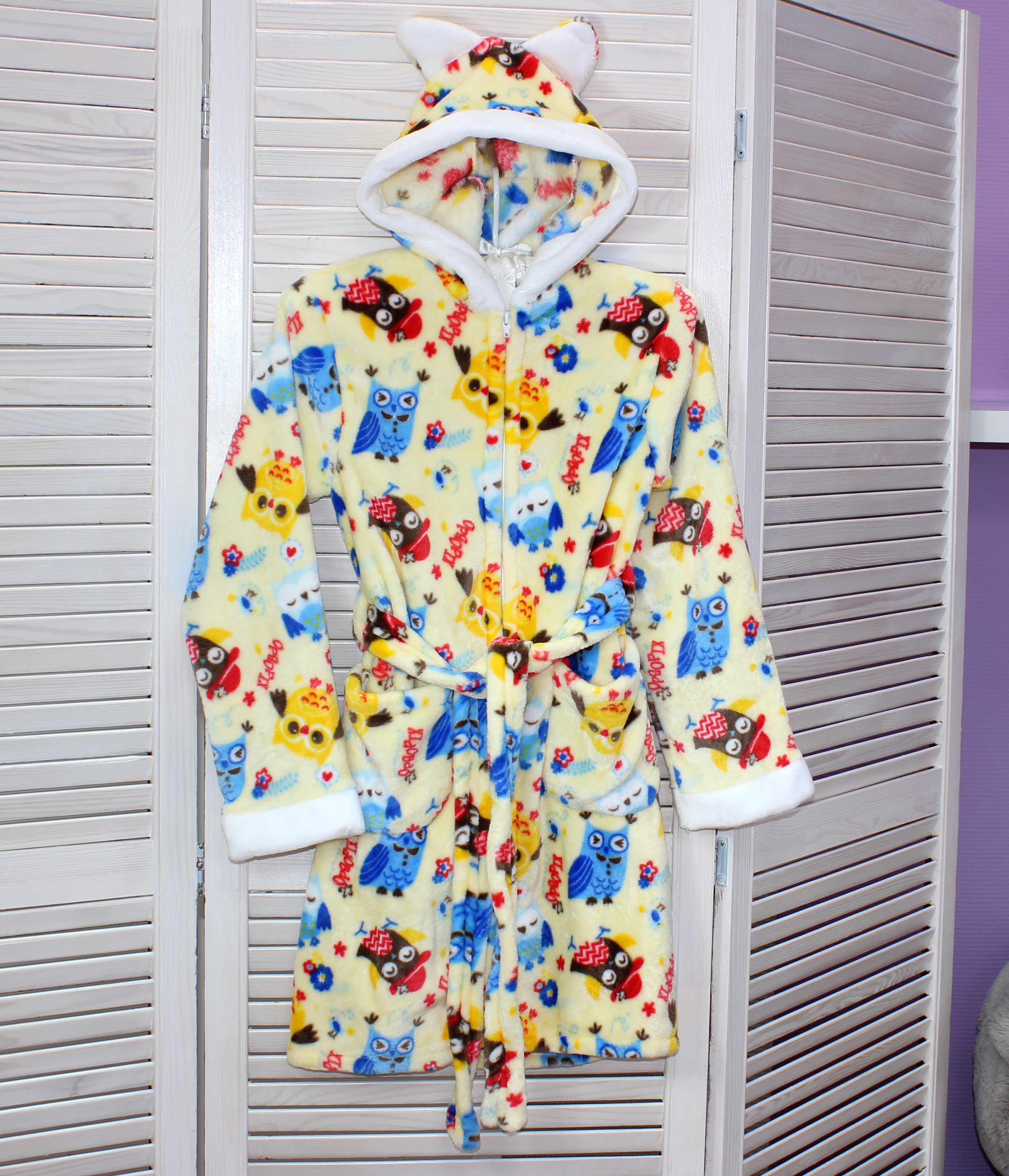 модная детская одежда 7073 халат детский