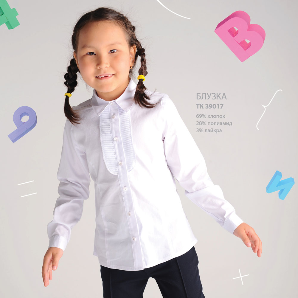 модная детская одежда 39017 тк блузка для девочки