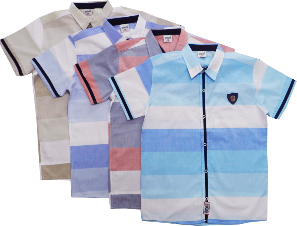 модная детская одежда 4902 рубашка для мальчика короткий рукав турция