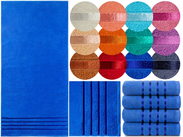 качественный 1237 полотенце гладкокрашеное с бордюром 40*70