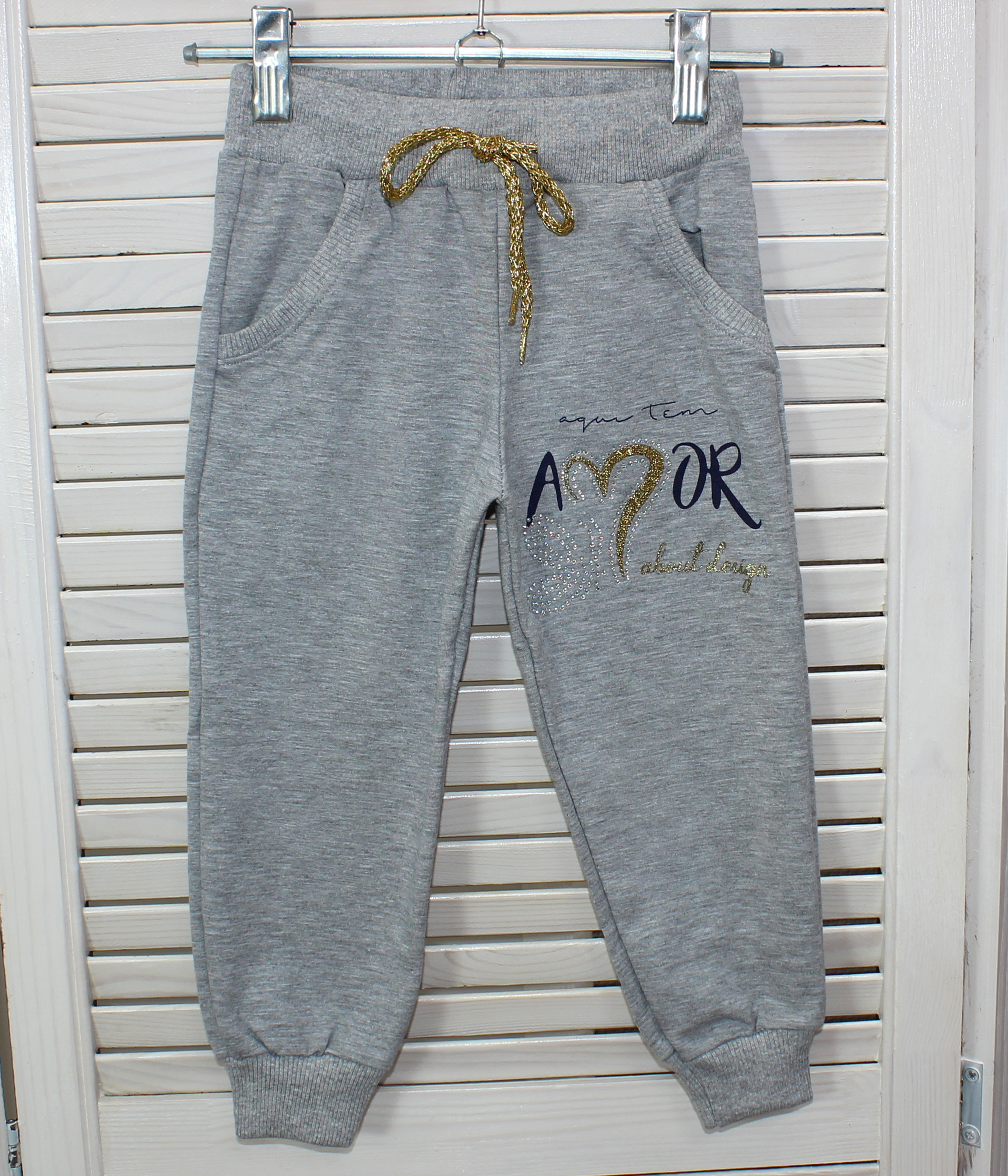 модная детская одежда 6402 брюки для девочки