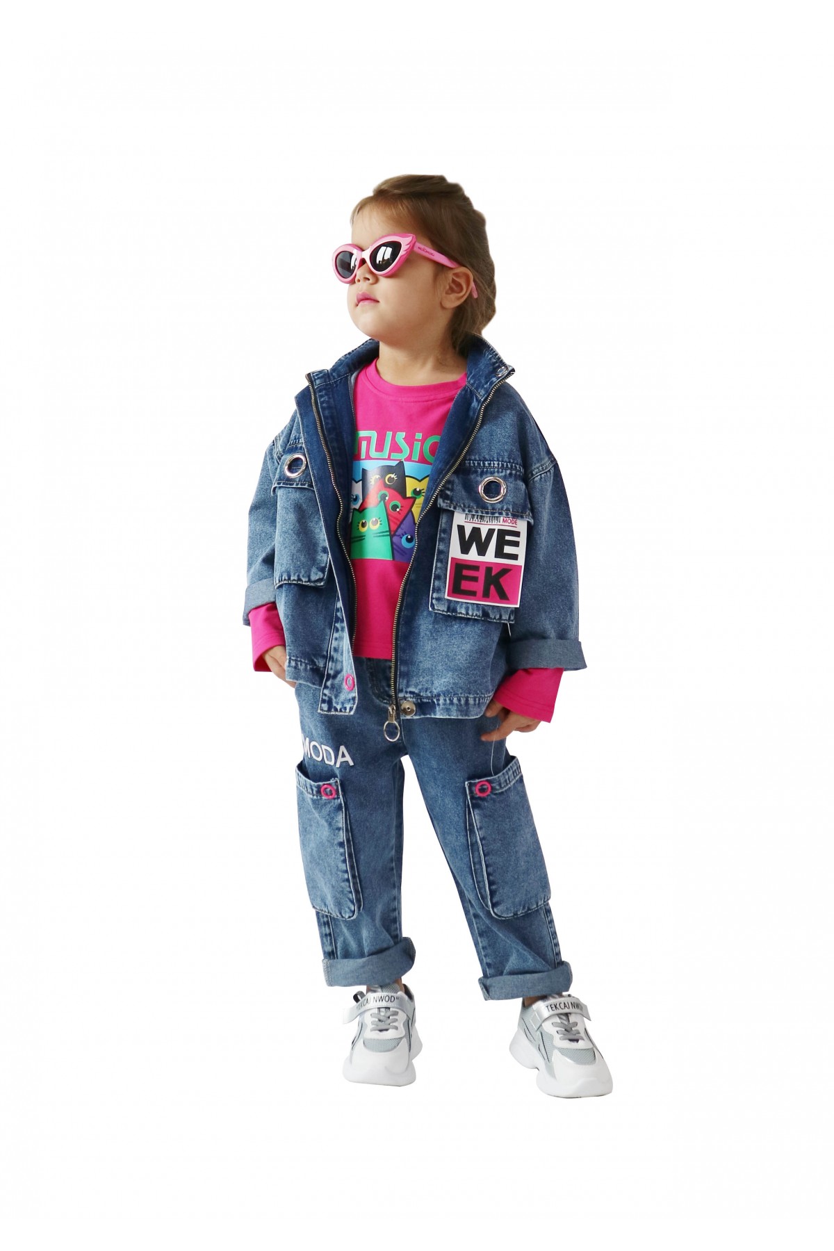 модная детская одежда 18904 брюки для девочки