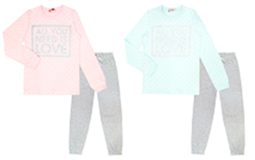модная детская одежда 9175 пижама для девочки