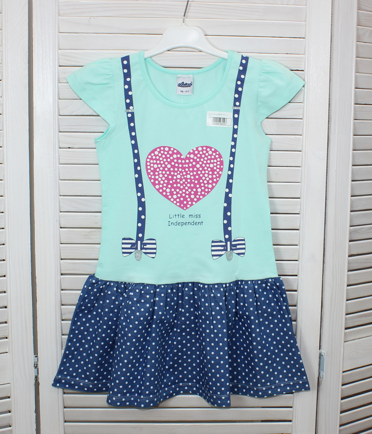 модная детская одежда 53103 платье