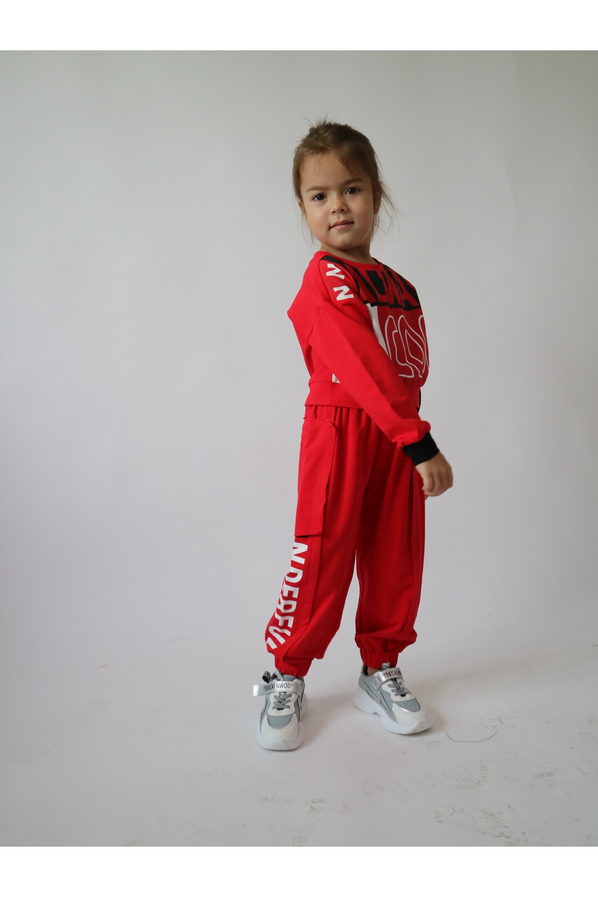 модная детская одежда 18914 свитшот для девочки