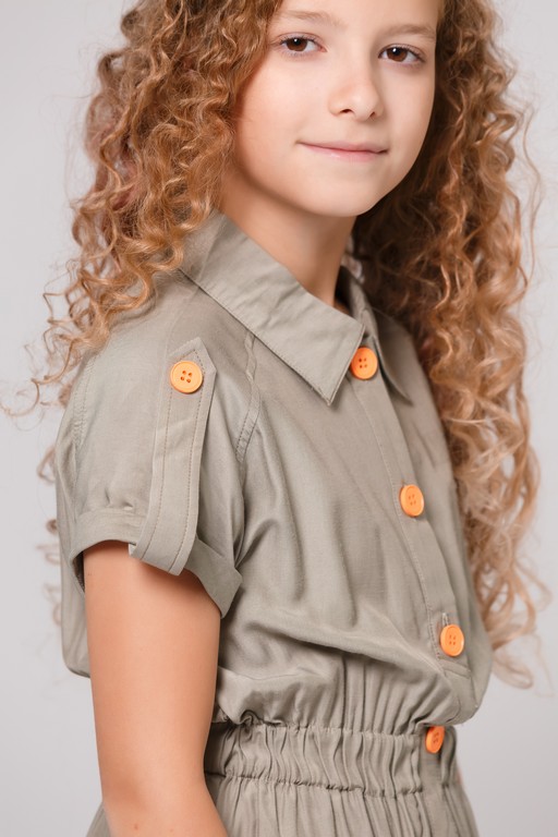 модная детская одежда 21057 комбинезон для девочки