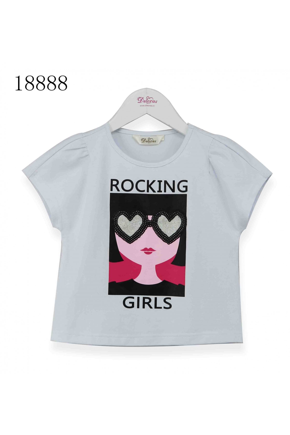 модная детская одежда 18888 футболка для девочки