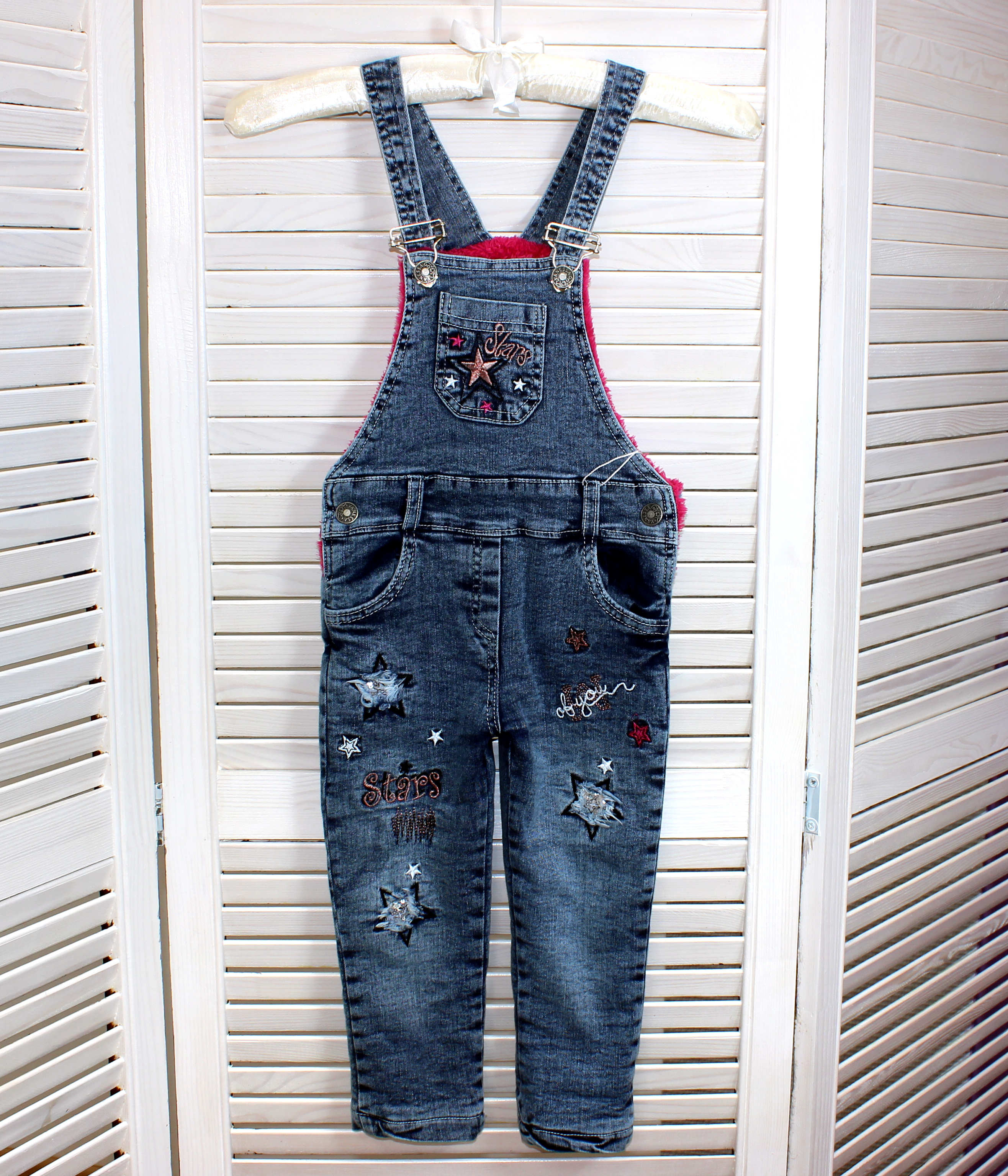 1225 Комбинезоны джинсовый для девочки