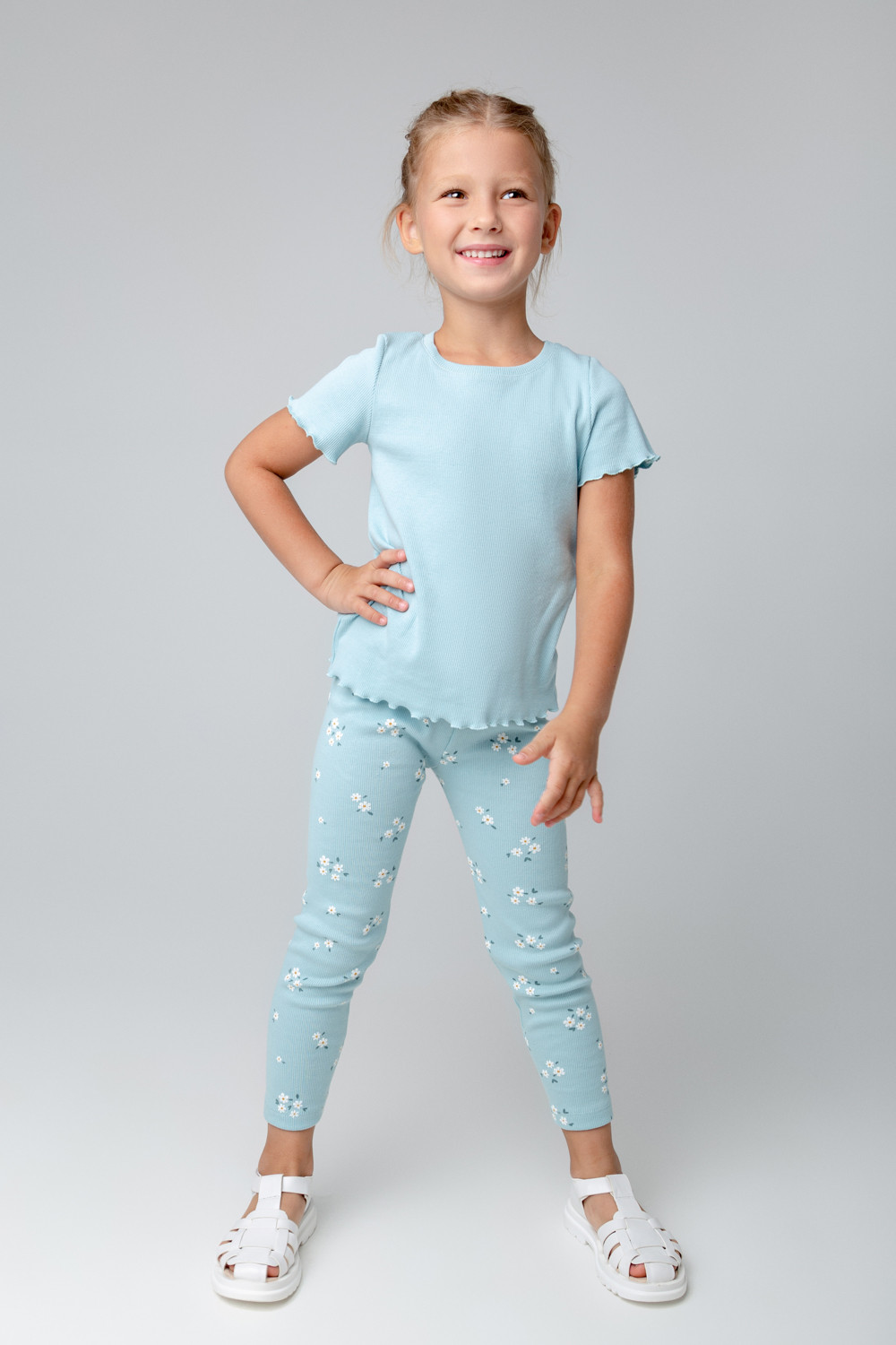 модная детская одежда 4074/кр лосины для девочки