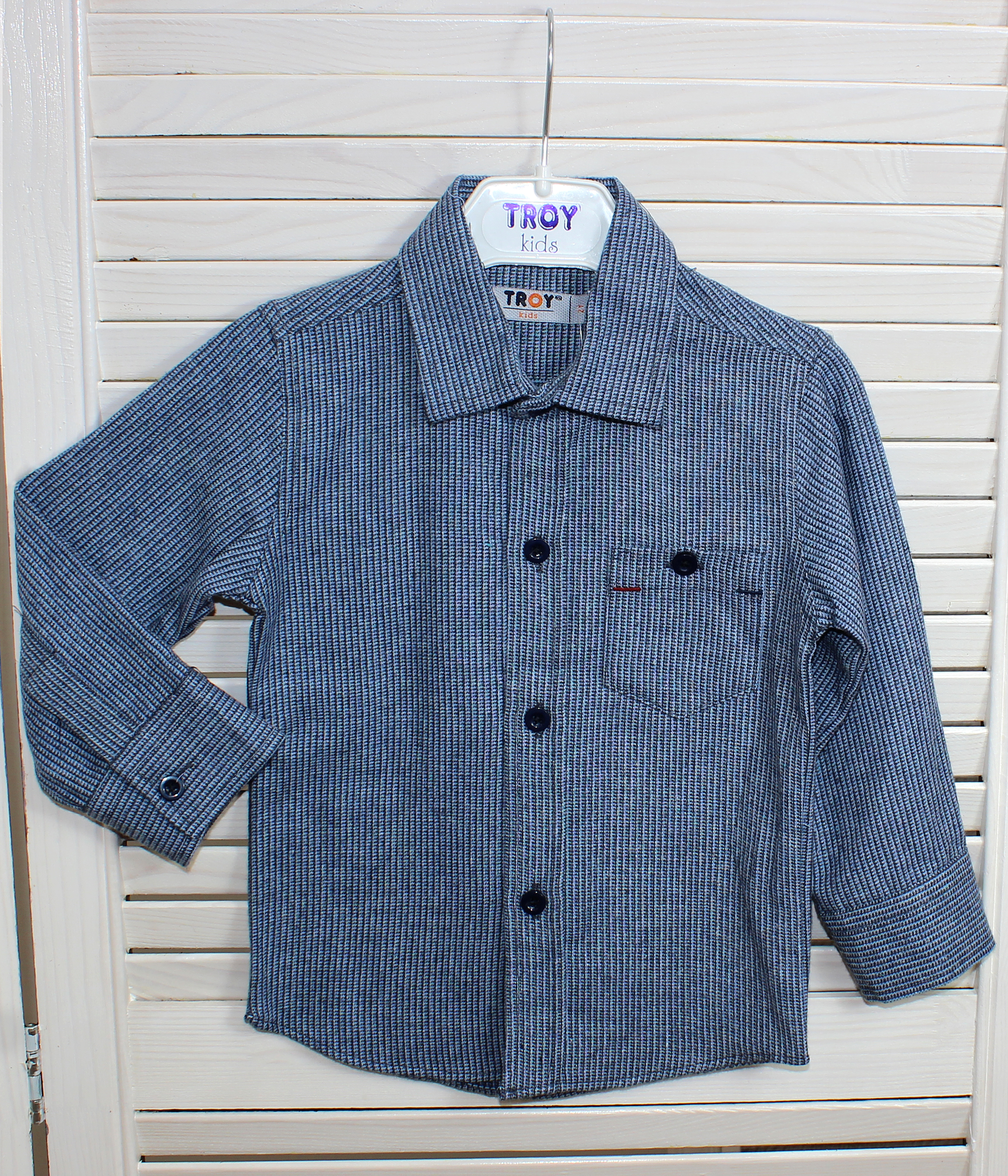 модная детская одежда 46250 рубашка для мальчика  турция